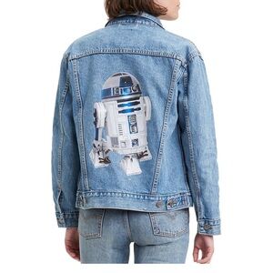 LIMITED EDITION DISNEY Levi's Light Blue R2-D2 Denim Jacket